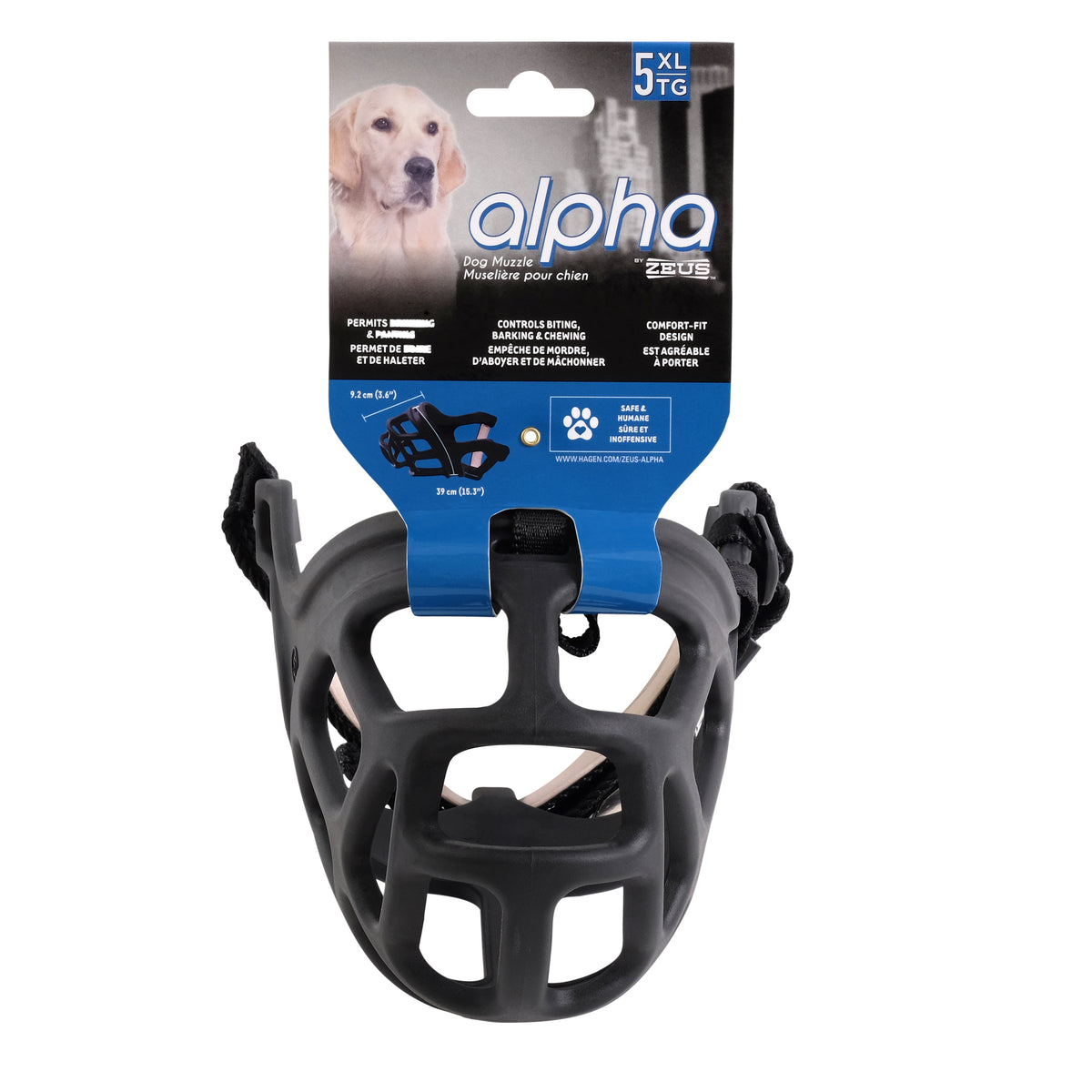 Muselière Alpha pour chien