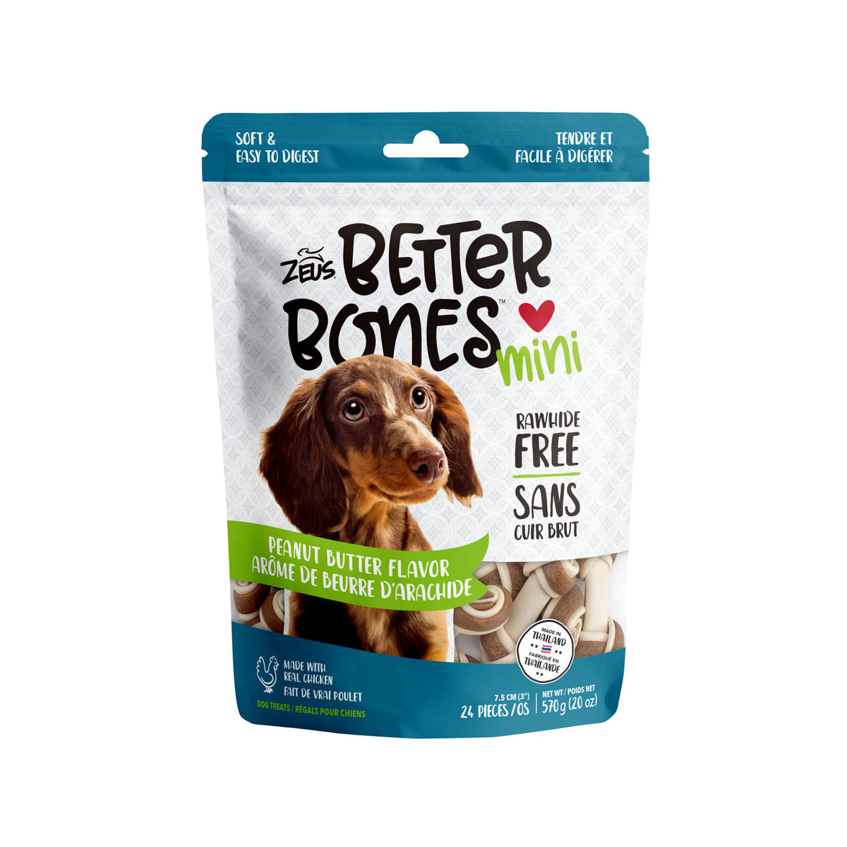 Os mini Better Bones pour chiens