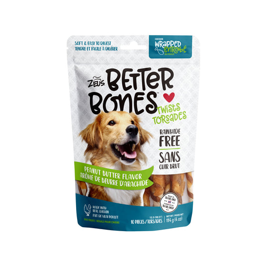 Torsades Better Bones enrobées de poulet (paquet de 10)