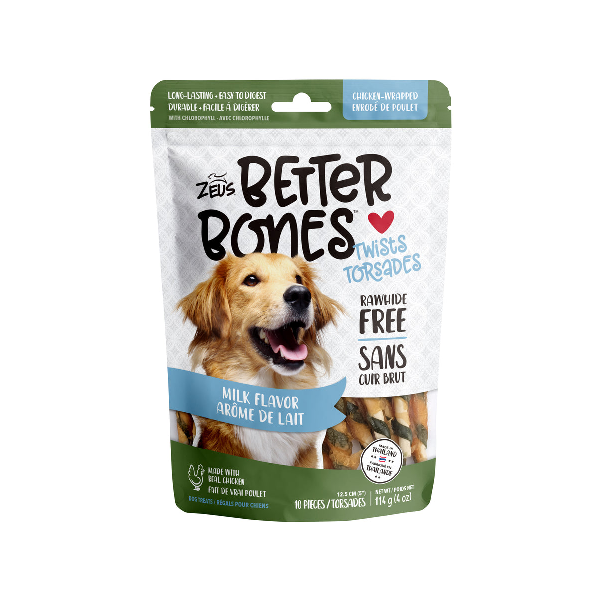 Torsades Better Bones enrobées de poulet (paquet de 10)