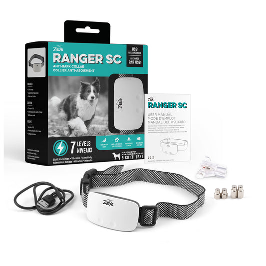 Collier anti-aboiement Ranger SC avec stimulation statique