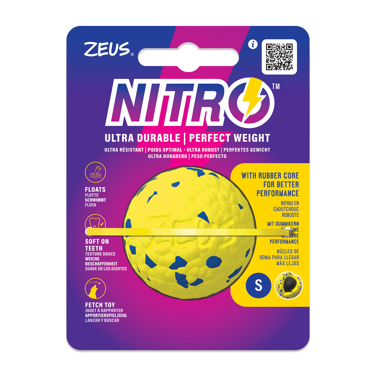 Jouet Nitro, balle lestée