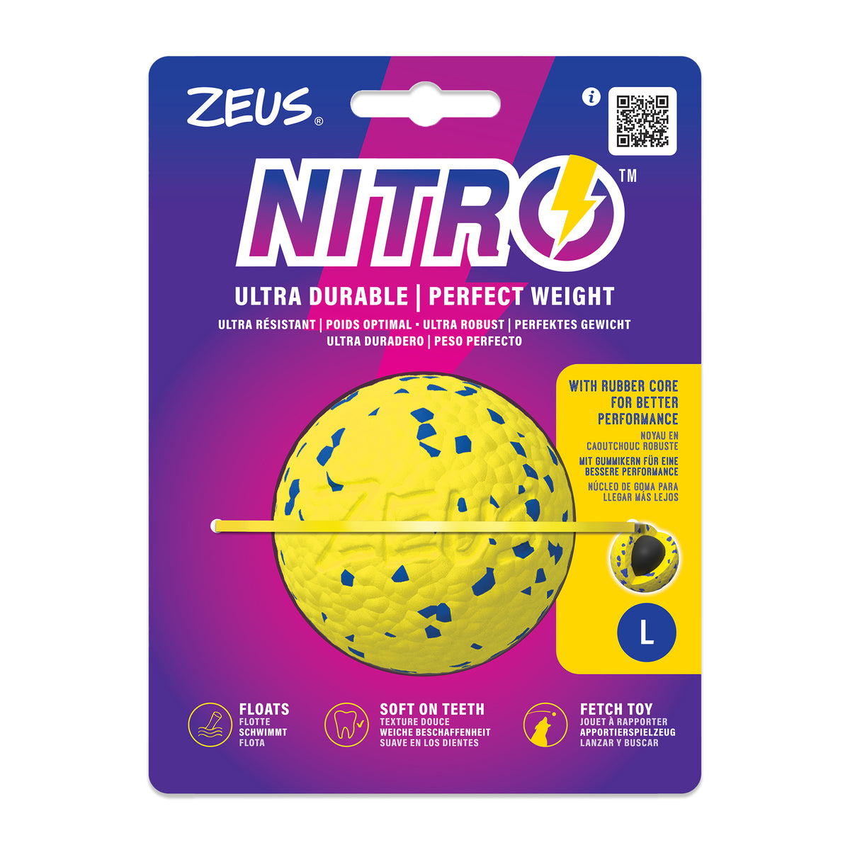 Jouet Nitro, balle lestée