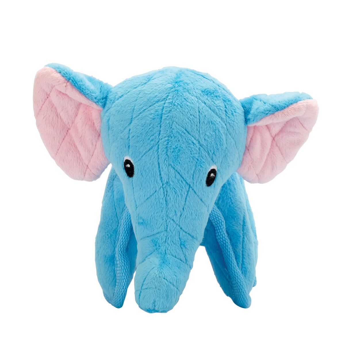 Jouet Safari pour chiens, éléphant bleu, 16,5 cm