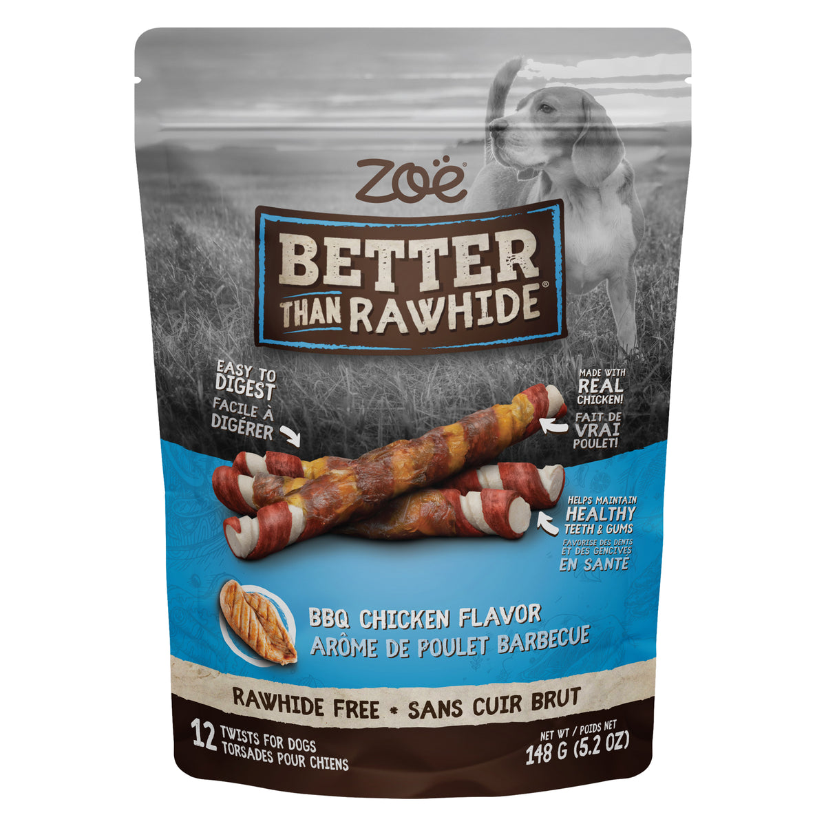 Torsades Better than Rawhide 148 g (paquet de 12)