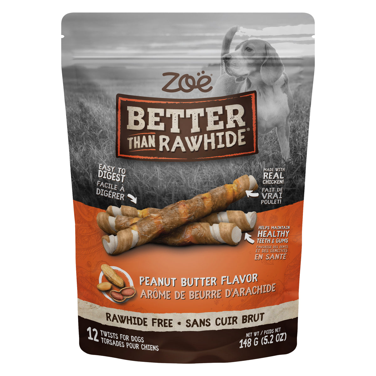 Torsades Better than Rawhide 148 g (paquet de 12)