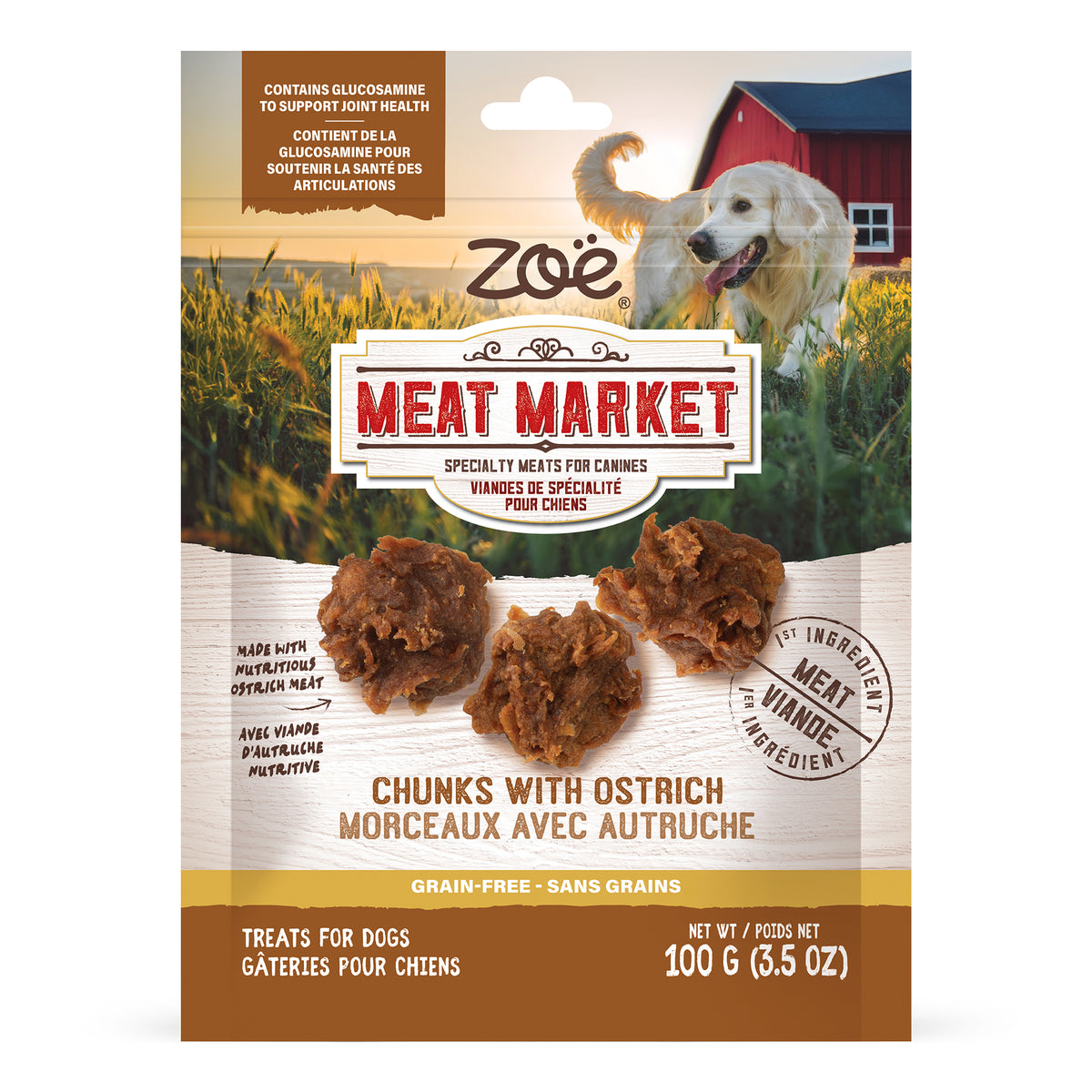 Gâteries Meat Market, morceaux 100 g