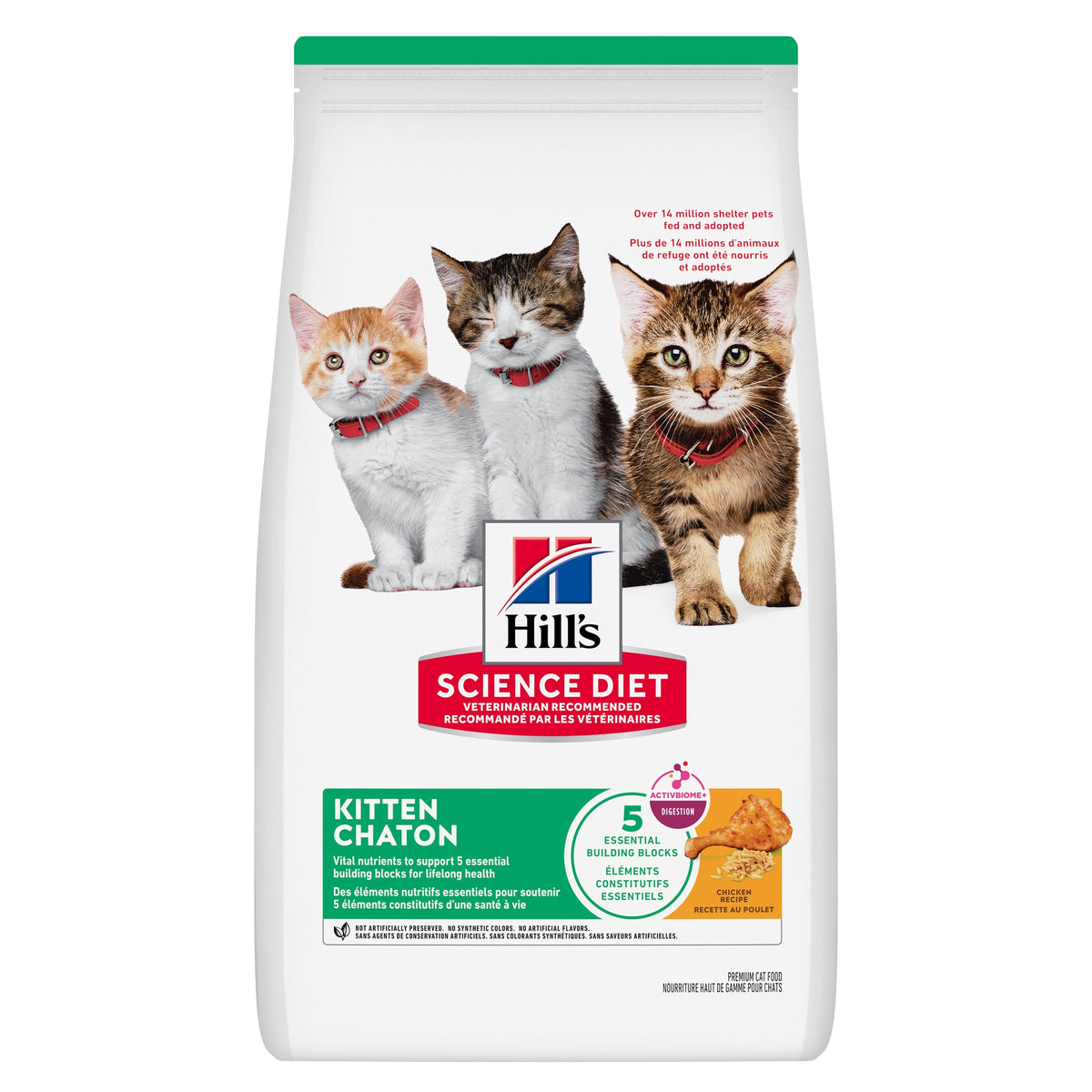 Chaton poulet - nourriture sèche pour chat