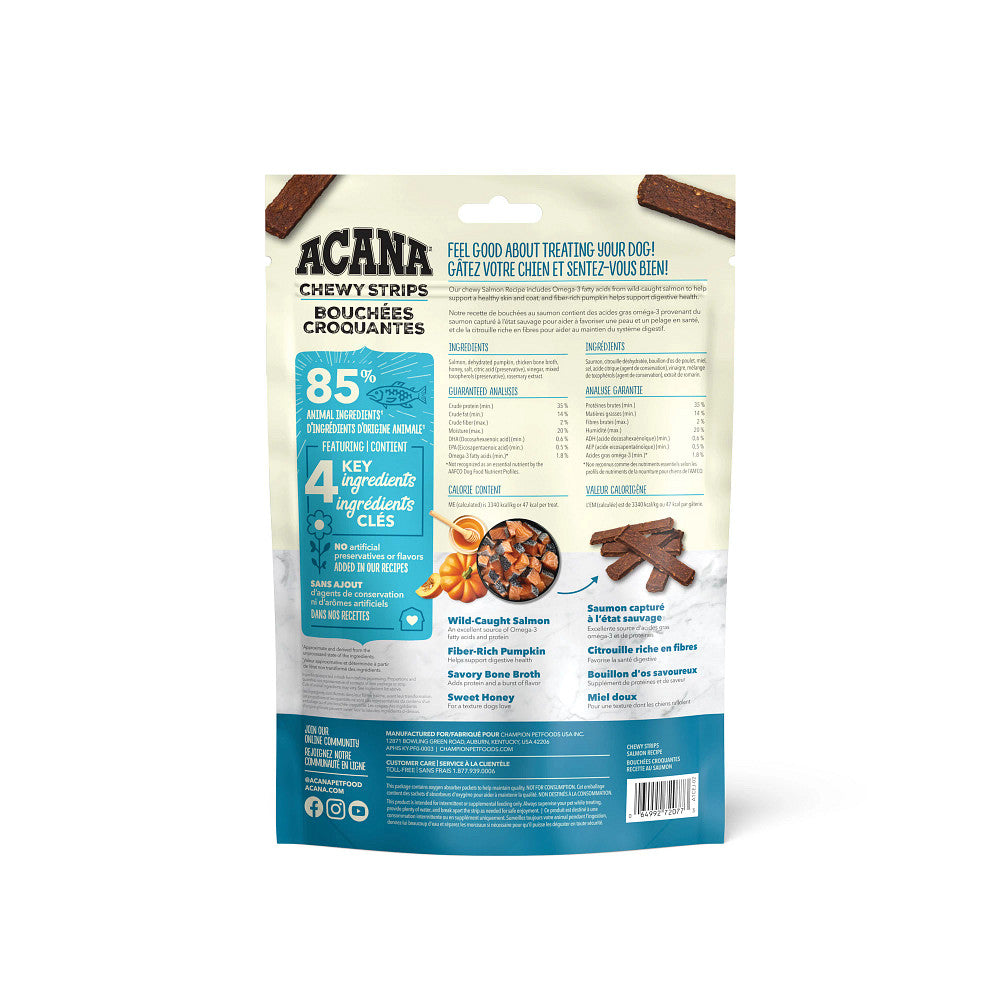 Bouchées tendres au saumon - gâteries pour chien 113 g