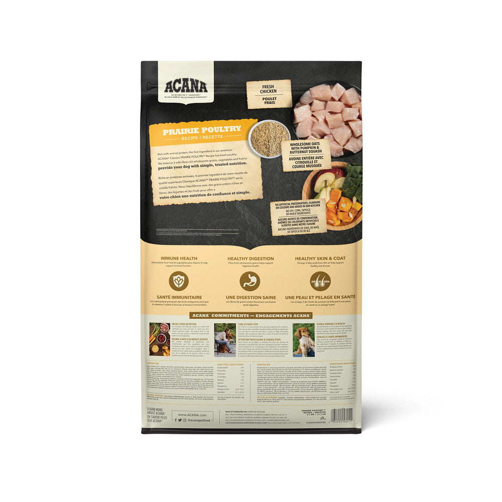 Classique Prairie Poultry - nourriture sèche pour chien