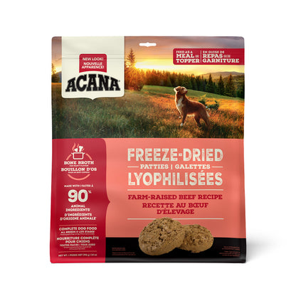 Galettes lyophilisées au bœuf - nourriture lyophilisée pour chien 397 g