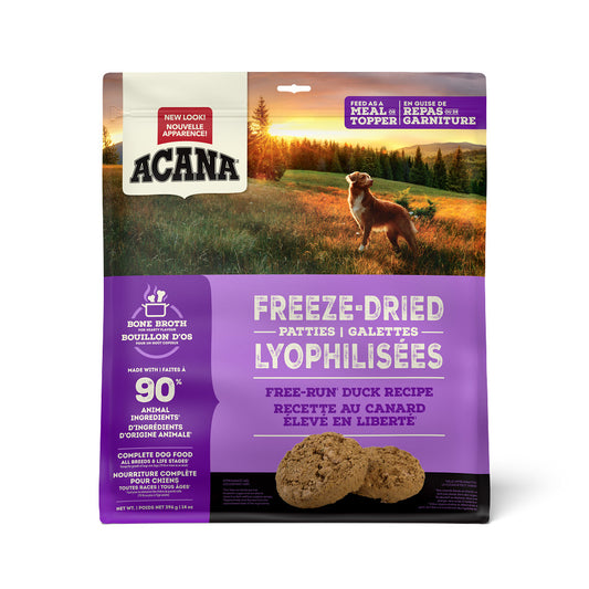 Galettes lyophilisées au canard - nourriture lyophilisée pour chien 397 g