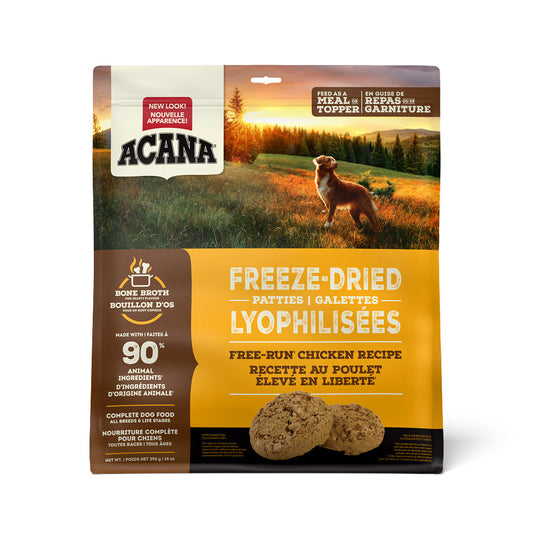 Galettes lyophilisées au poulet - nourriture lyophilisée pour chien 397 g