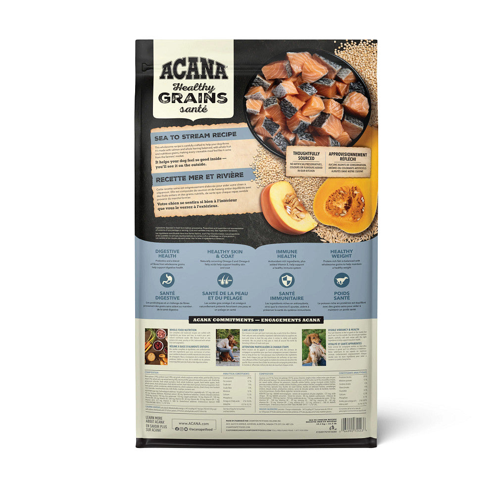 Grains santé mer et rivière - nourriture sèche pour chien