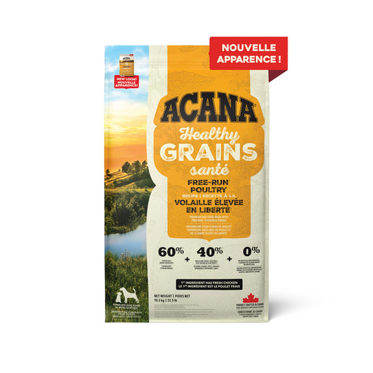 Grains santé volaille élevée en liberté - nourriture sèche pour chien
