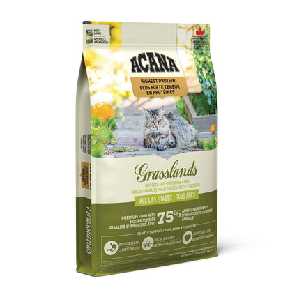 Plus forte teneur en protéines Grasslands - nourriture sèche pour chat