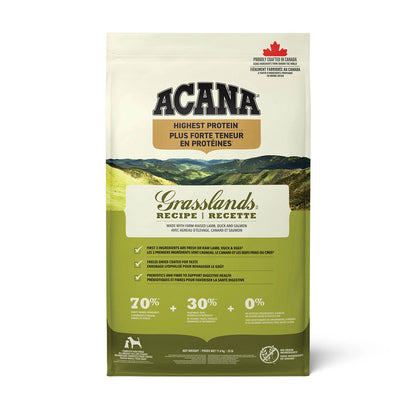 Plus forte teneur en protéines Grasslands - nourriture sèche pour chien