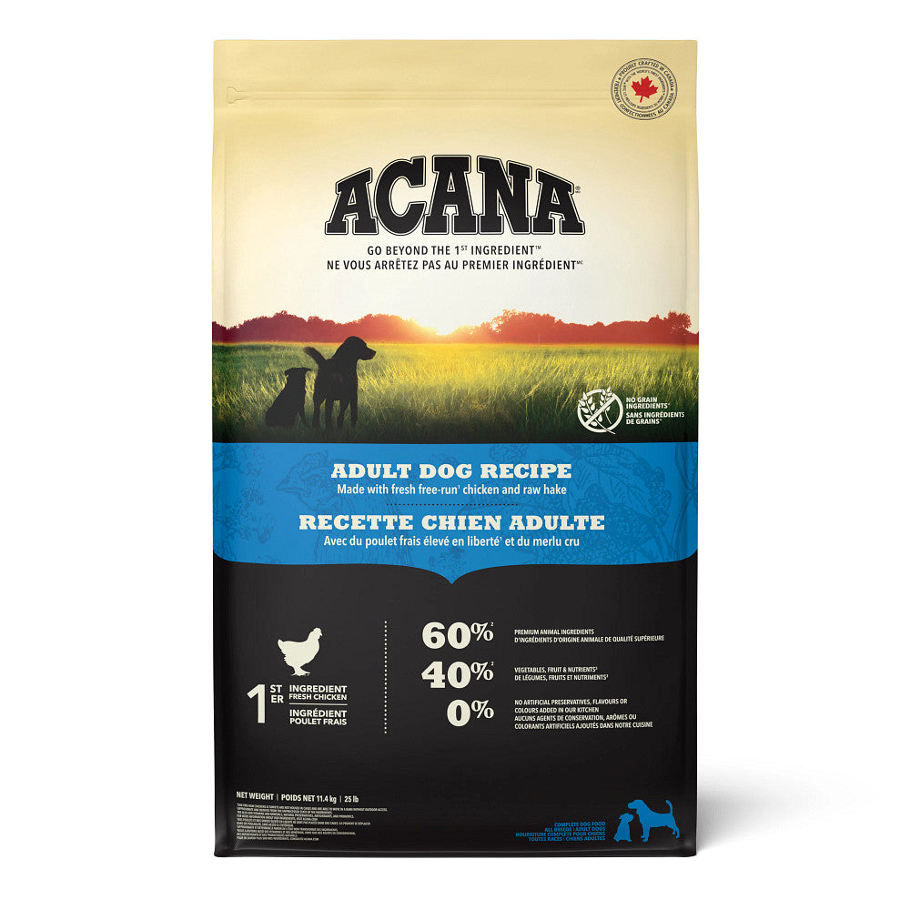 Recette adulte - nourriture sèche pour chien