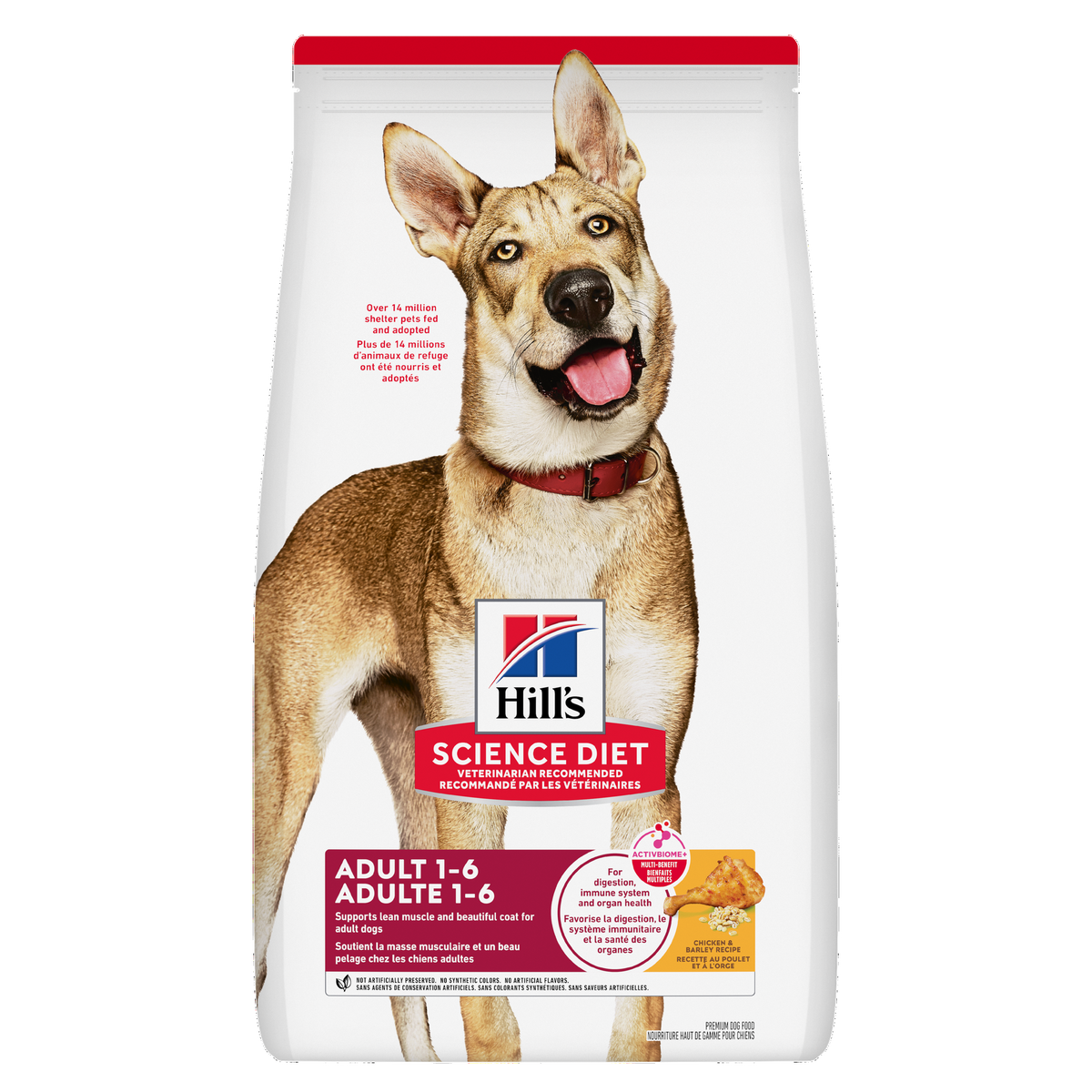 Adulte poulet et orge - nourriture sèche pour chien