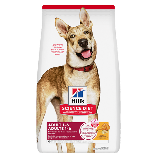 Adulte poulet et orge - nourriture sèche pour chien