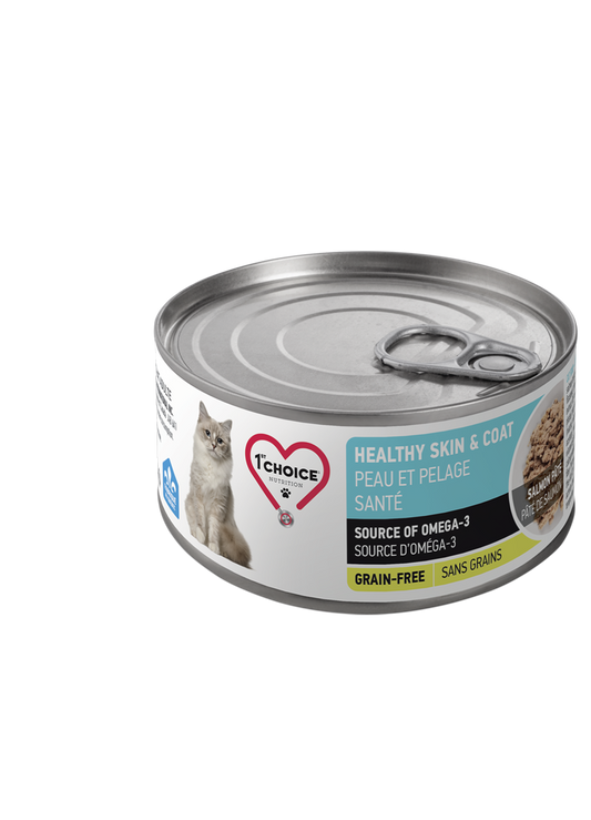 Nourriture humide pour chat peau et pelage santé - Pâté de poissons