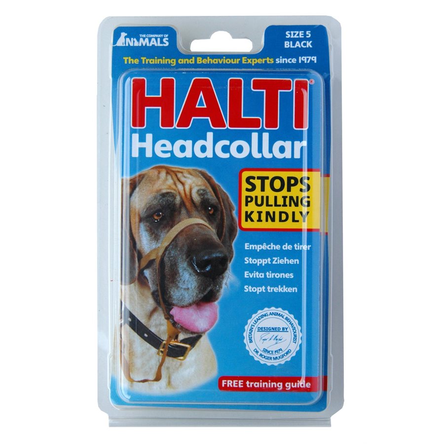 Licou Halti noir - licou pour chien