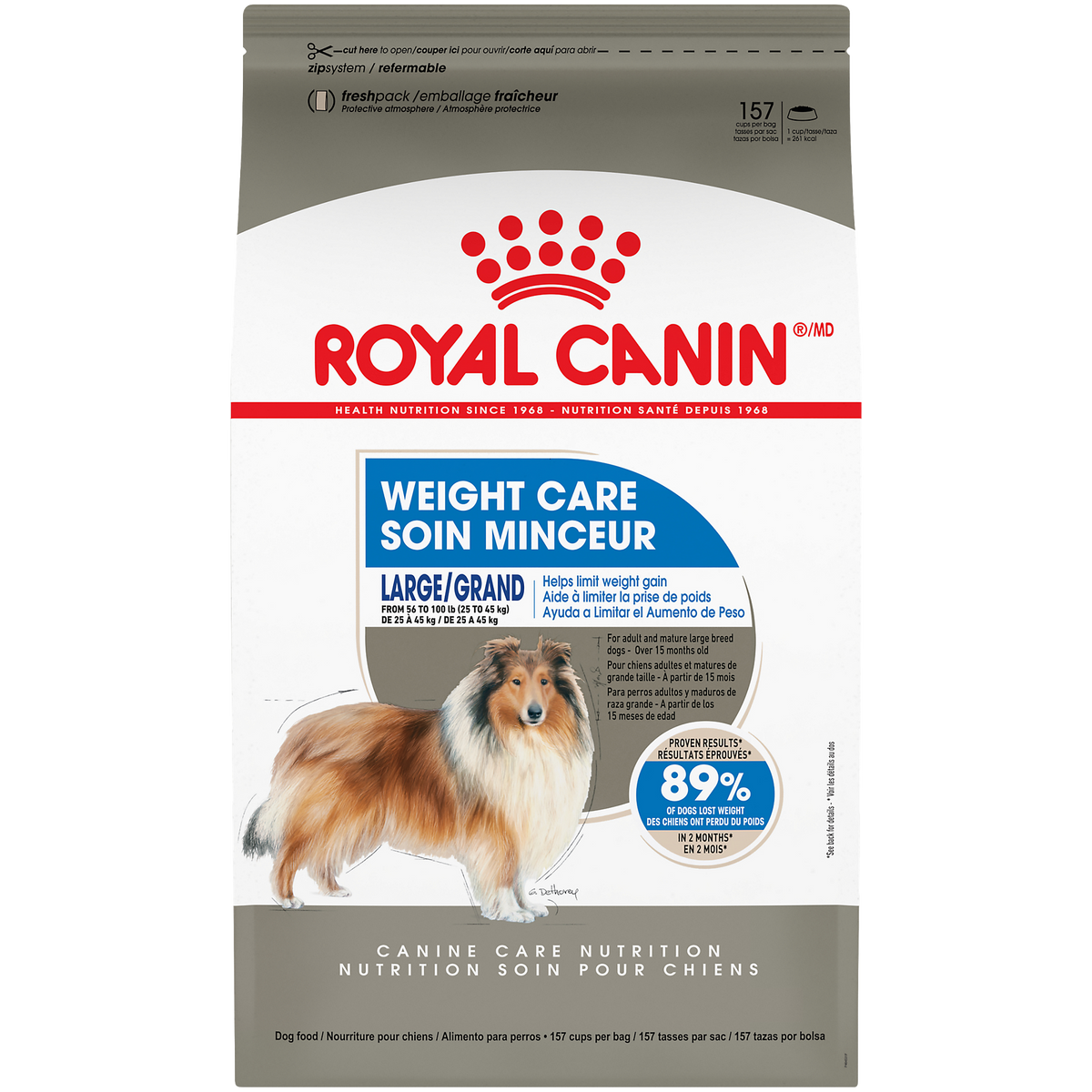 Grand soin minceur - nourriture sèche pour chien 13,6 kg