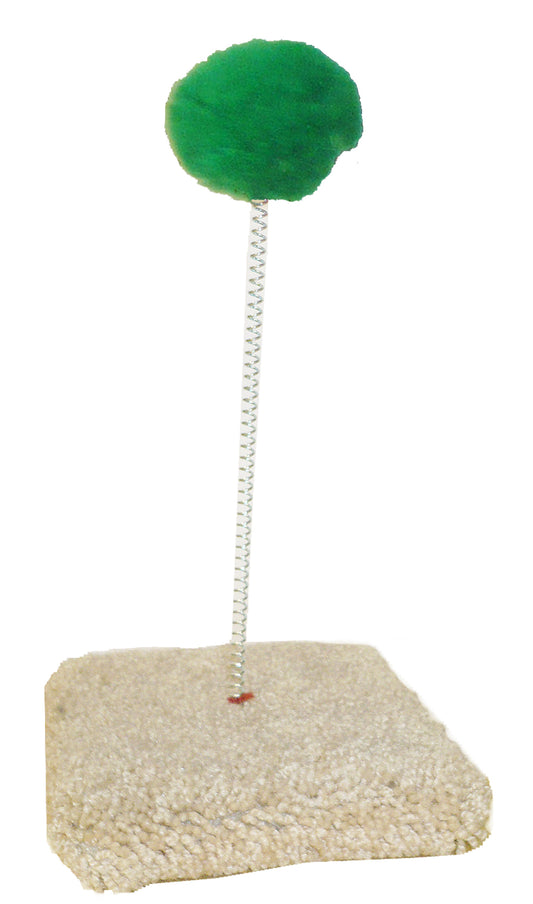 Canne amuse-chat pompon - jouet pour chat