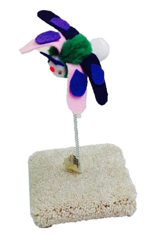 Canne amuse-chat papillon - jouet pour chat