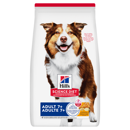 Sénior 7+ poulet, orge et riz - nourriture sèche pour chien 14,97 kg