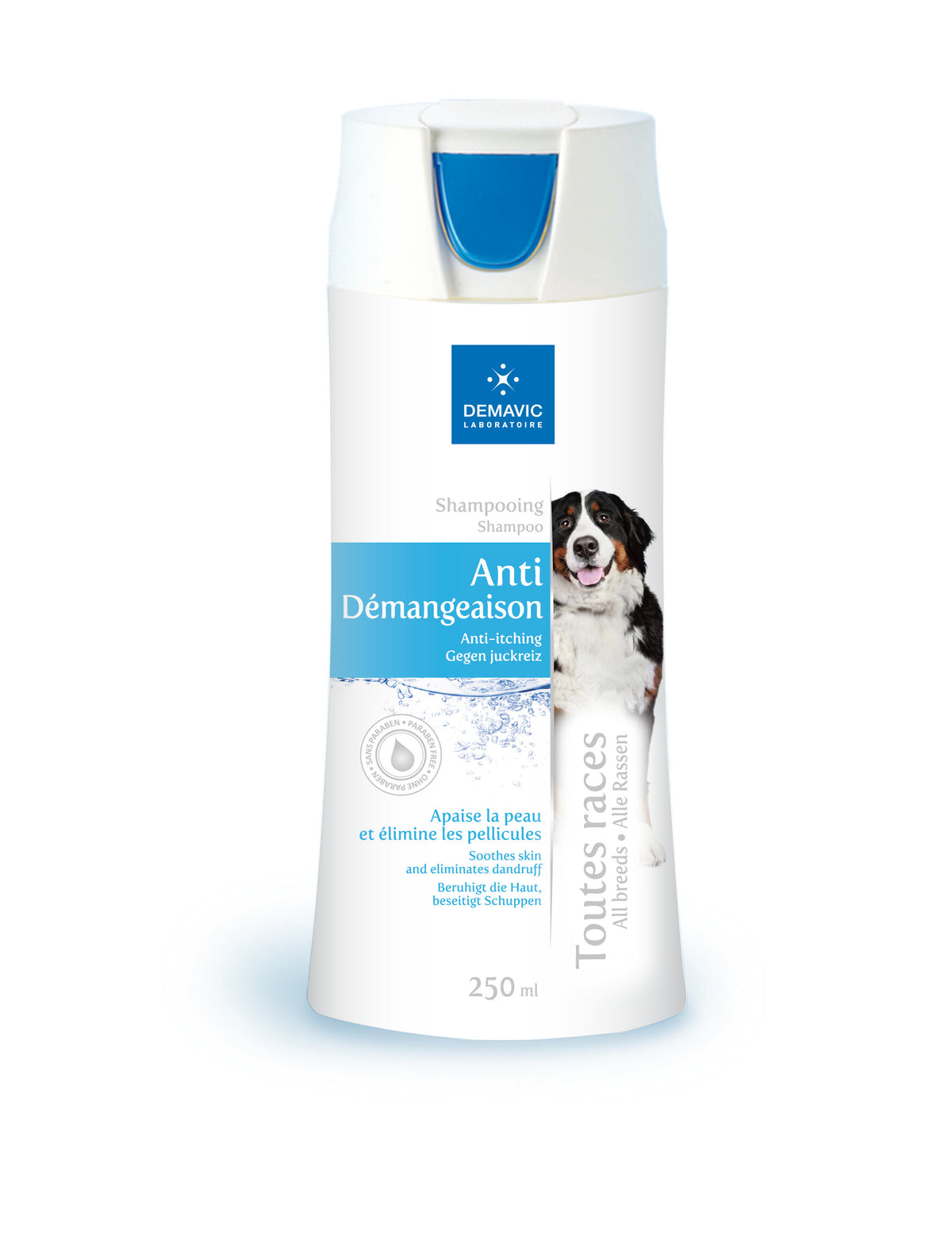 Shampooing antidémangeaison 250 ml - shampooing pour chien