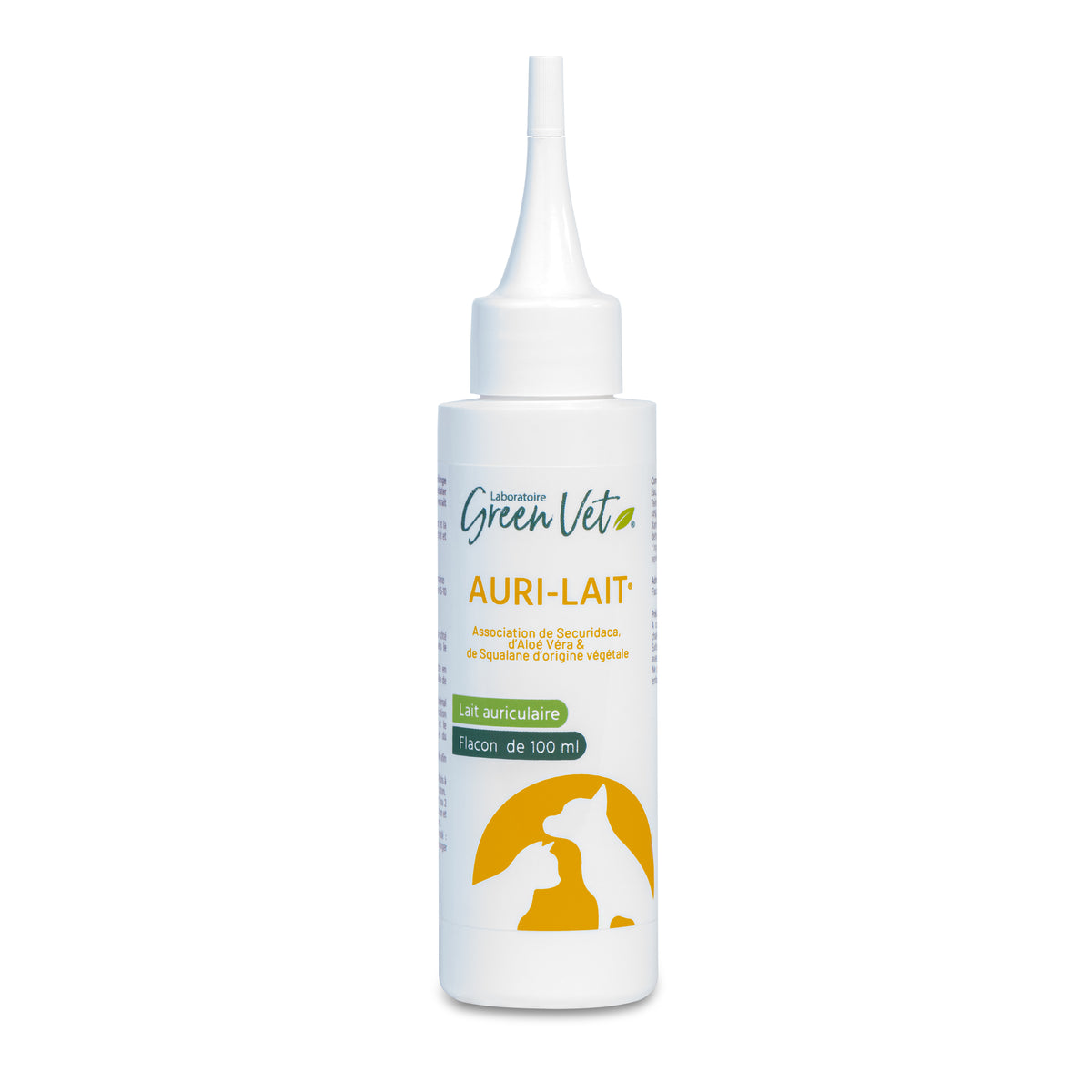 Auri-Lait entretien auriculaire 100 ml - soin des oreilles pour chien et chat