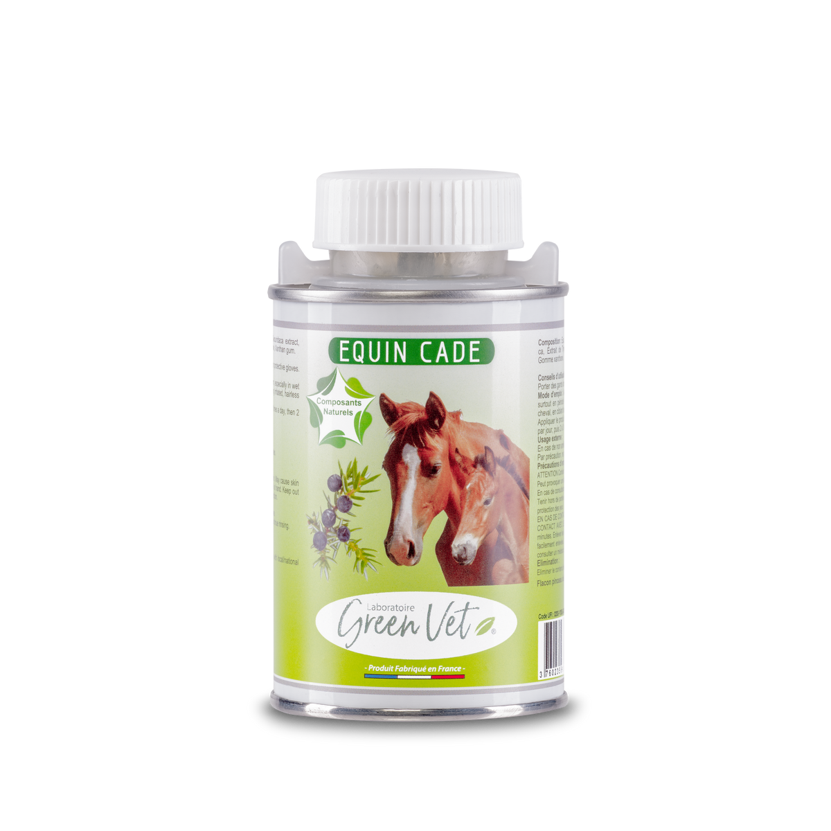 Equin Cade flacon pinceau 250 ml - soin des sabots pour cheval