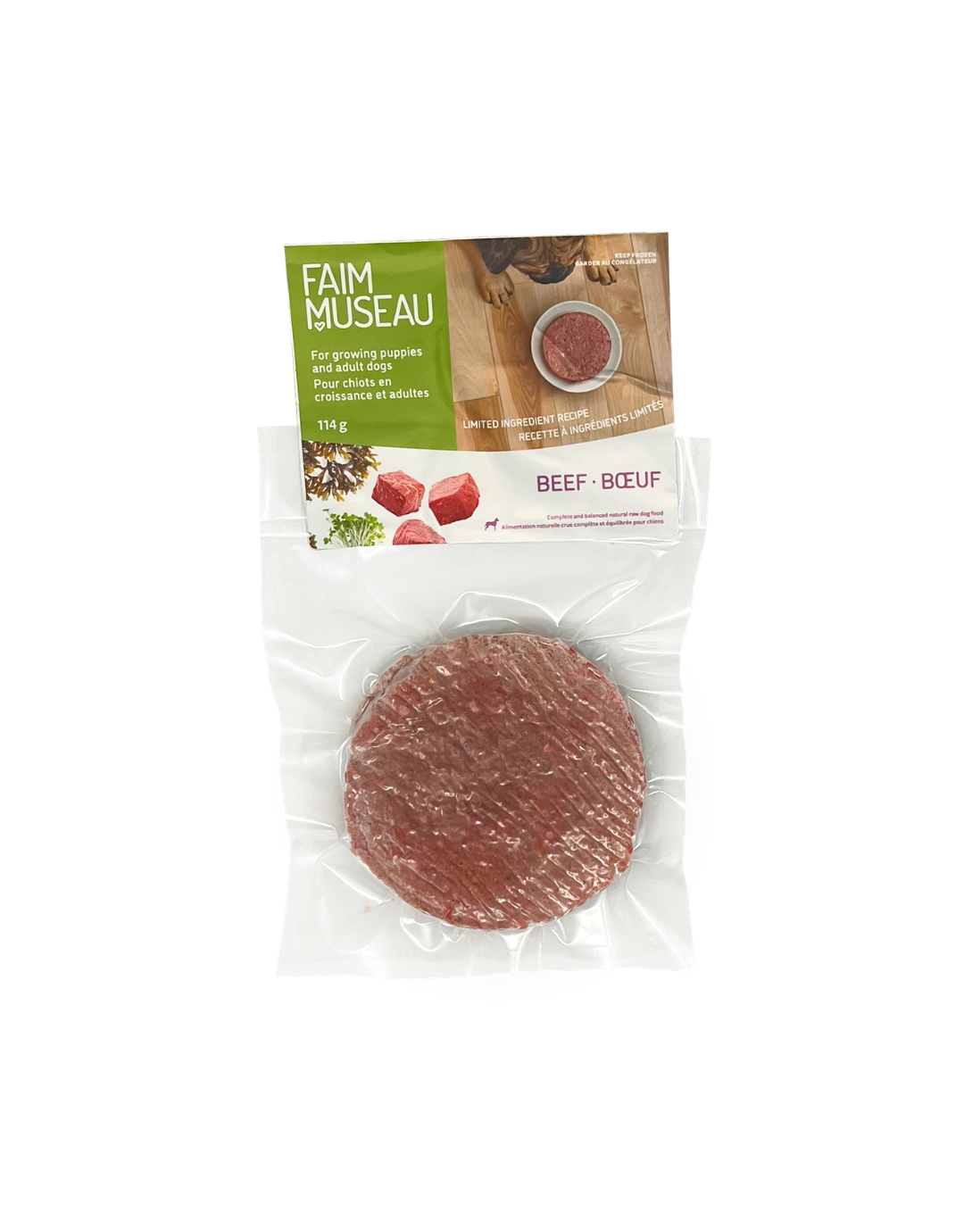 Simplement bœuf - nourriture crue pour chien et chat