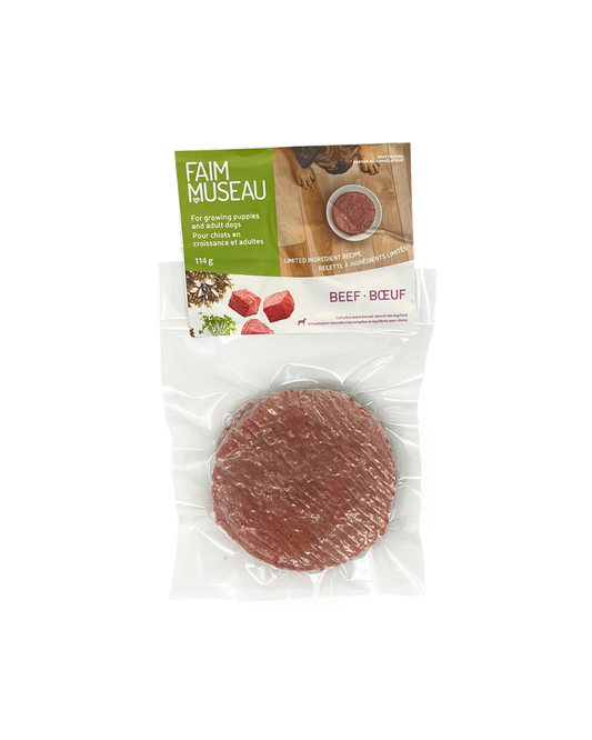 Simplement bœuf - nourriture crue pour chien et chat