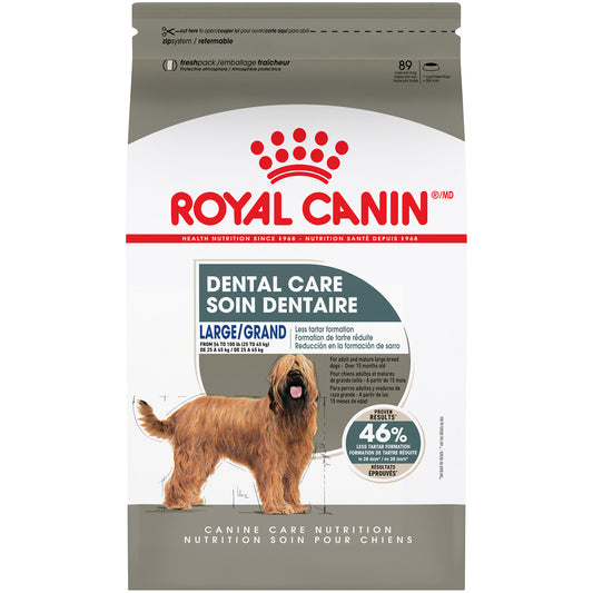 Grand soin dentaire - nourriture sèche pour chien 13,6 kg