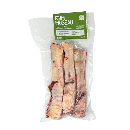 Côtes de bœuf moyennes - paquet de 3