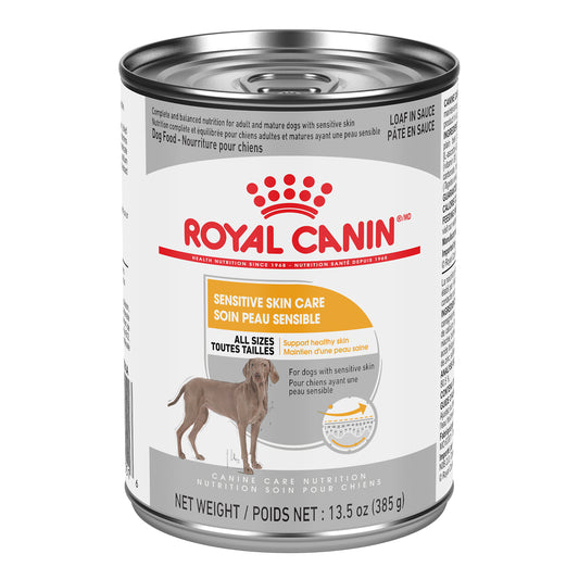 Soin peau sensible pâté en sauce - nourriture humide pour chien 385 g