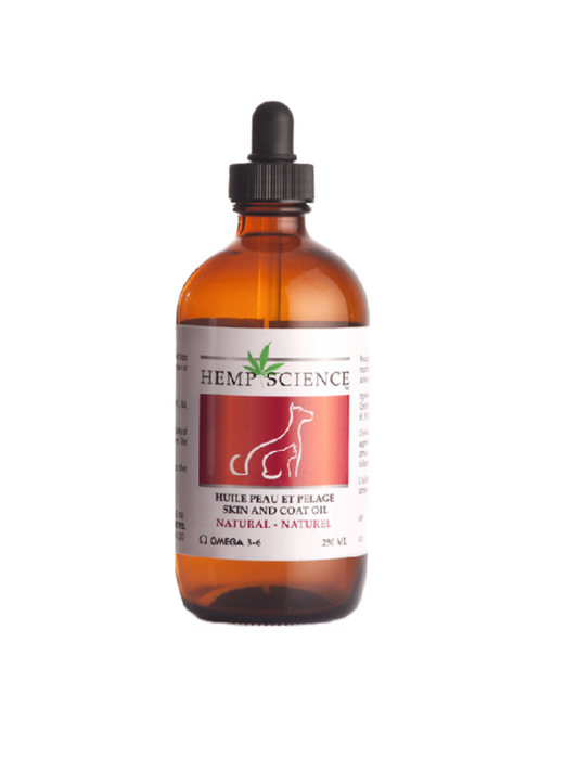 Huile de chanvre pour petits animaux 250 ml