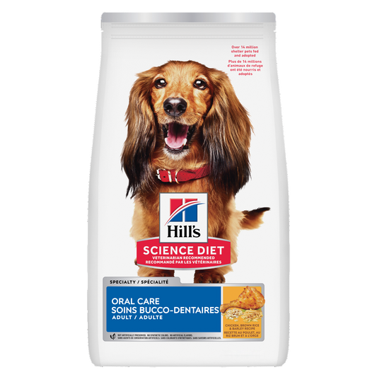 Soins dentaires adulte poulet, riz et orge - nourriture sèche pour chien