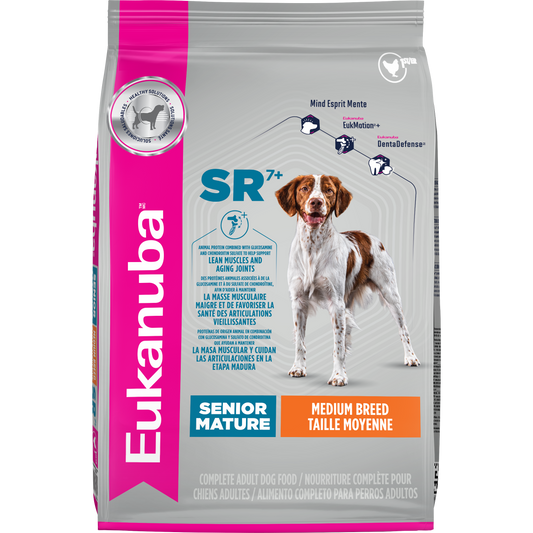 Moyenne race sénior - nourriture sèche pour chien 15 kg