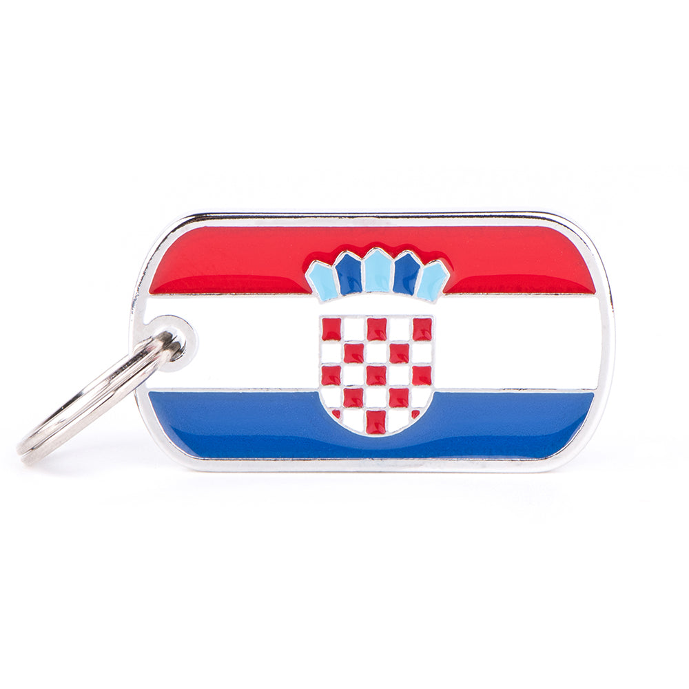 Médaille drapeau Croatie