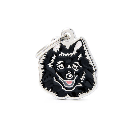 Médaille Spitz italien noir