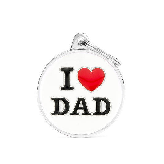 Médaille I Love Dad Charms - MyFamily