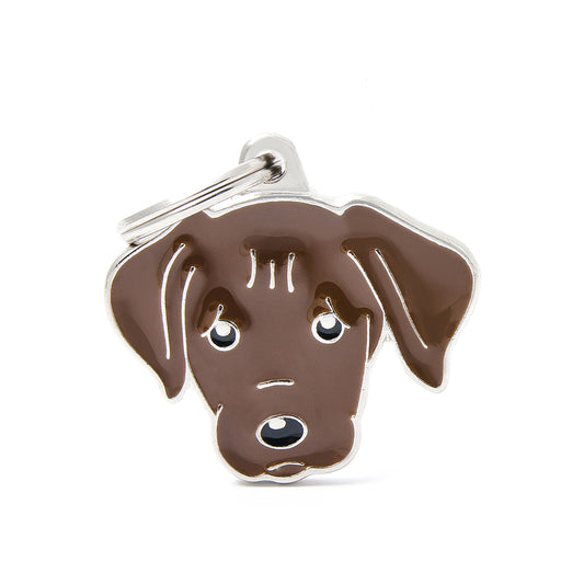 Médaille Labrador chocolat