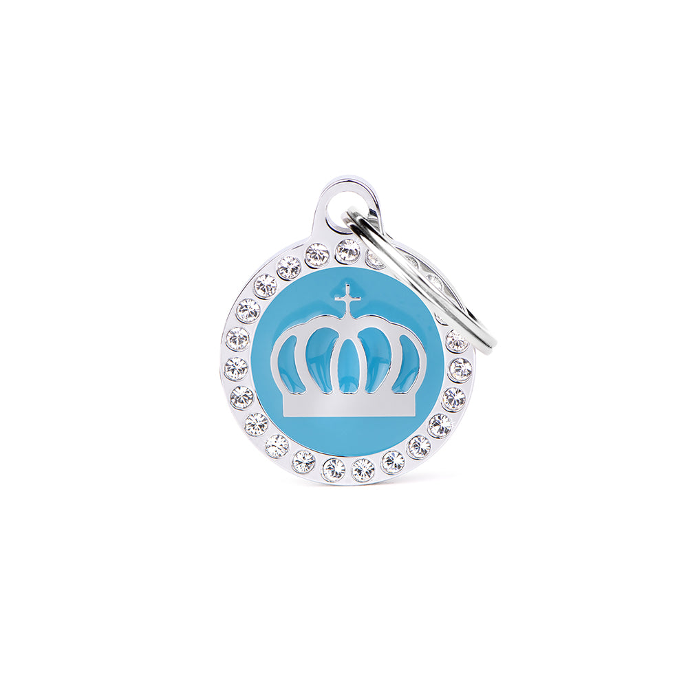 Médaille cercle couronne Glam - MyFamily