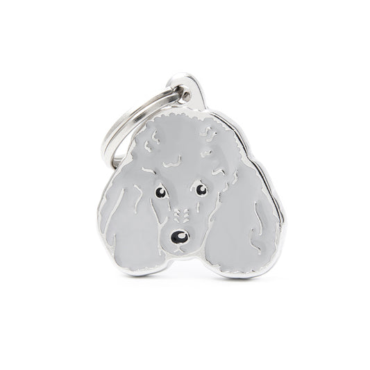 Médaille Caniche gris