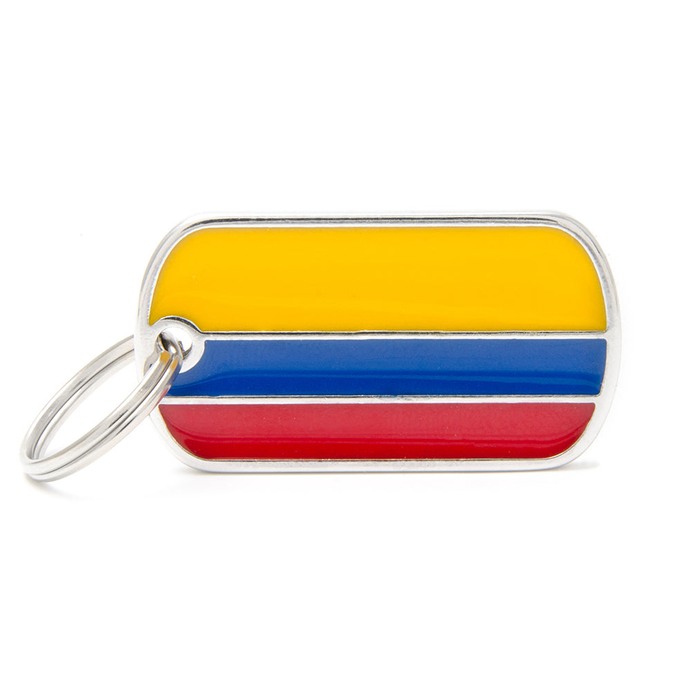 Médaille drapeau Colombie