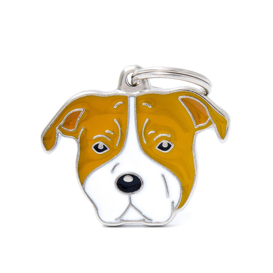 Médaille Red and White Amstaff