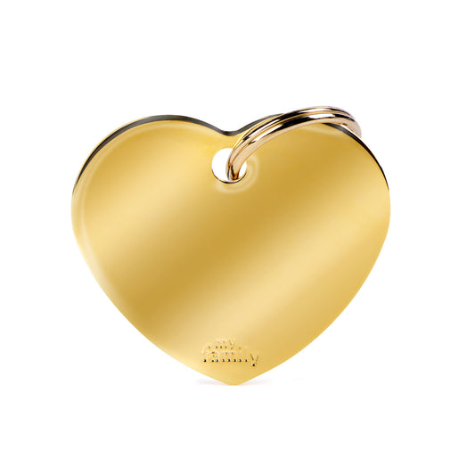 Médaille coeur or - MyFamily